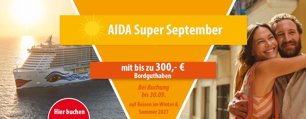 AIDA Aktionswochen mit Bordguthaben