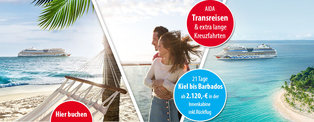 AIDA Transatlantik Reisen