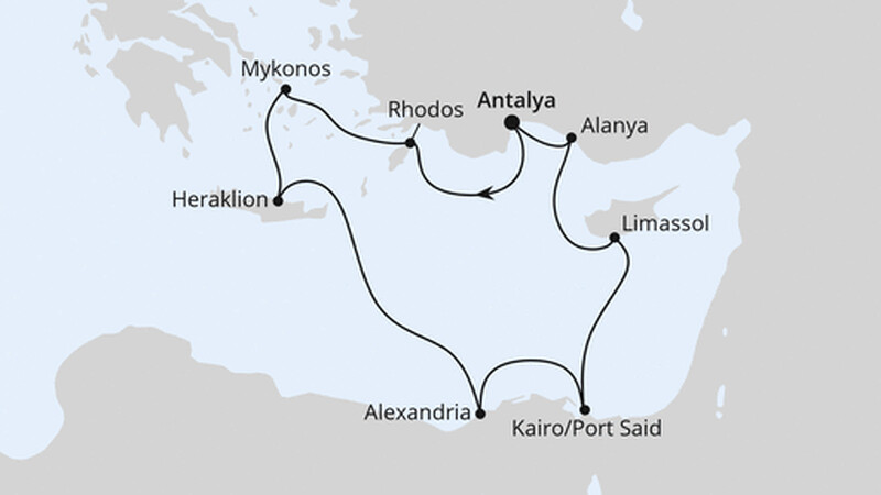 Osterreise Östliches Mittelmeer mit Ägypten Osterreise Östliches Mittelmeer mit Ägypten