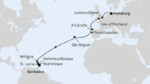 Von Barbados über die Azoren nach Hamburg