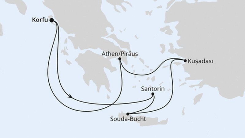 Griechenland ab Korfu 1 Griechenland ab Korfu 1