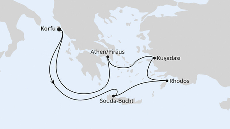 Griechenland ab Korfu 1 Griechenland ab Korfu 1
