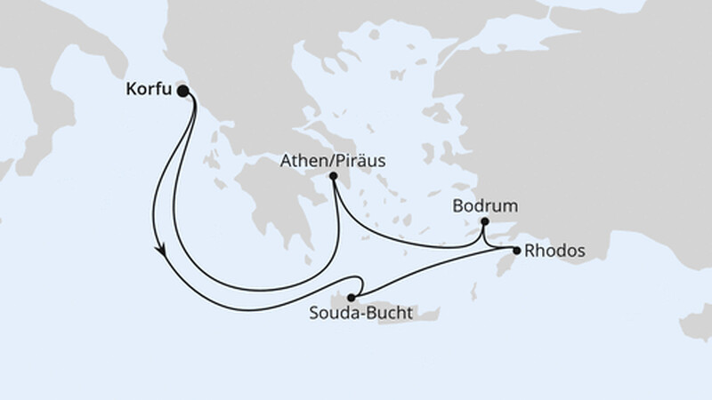 Griechenland ab Korfu 1 Griechenland ab Korfu 1
