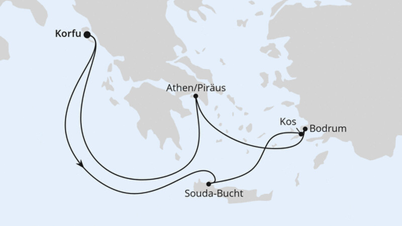 Griechenland ab Korfu 1 Griechenland ab Korfu 1