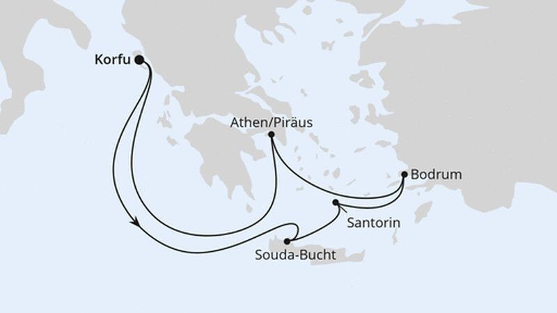 Griechenland ab Korfu 1 Griechenland ab Korfu 1