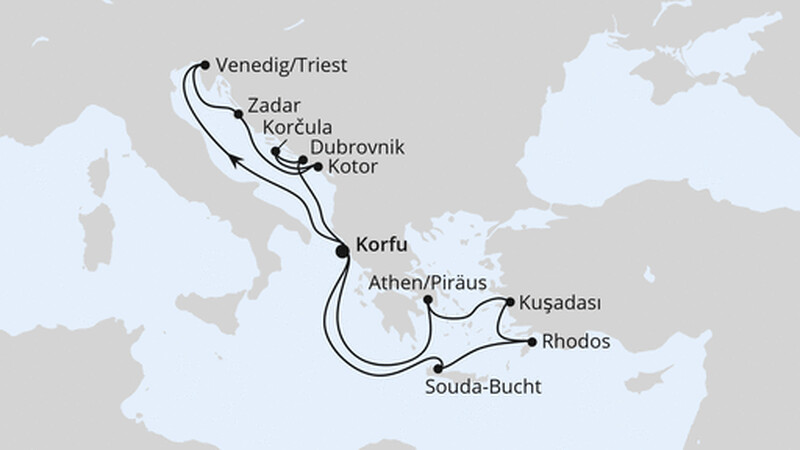 Adria & Griechenland ab Korfu 3 Adria & Griechenland ab Korfu 3