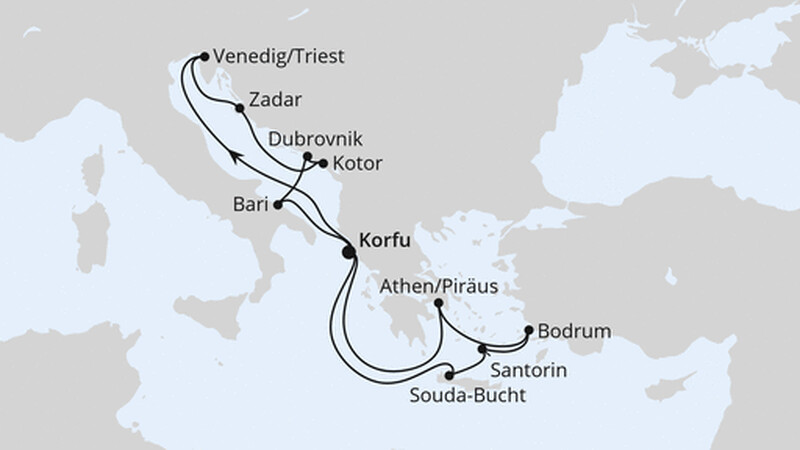 Adria & Griechenland ab Korfu 3 Adria & Griechenland ab Korfu 3