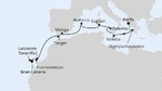 Mittelmeer & Atlantikküste mit Kanaren ab Korfu