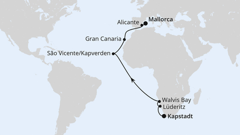 Von Kapstadt über Namibia nach Mallorca Von Kapstadt über Namibia nach Mallorca