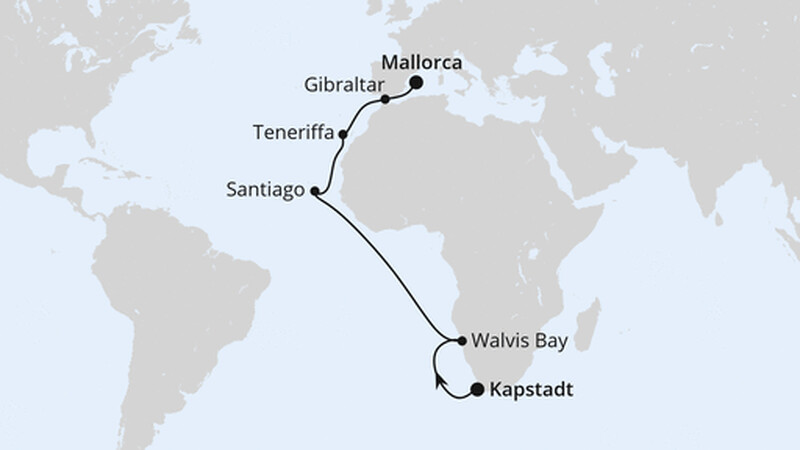 Von Kapstadt über Namibia nach Mallorca Von Kapstadt über Namibia nach Mallorca