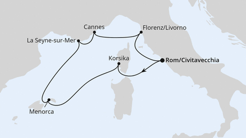 Mediterrane Schätze ab Civitavecchia Mediterrane Schätze ab Civitavecchia