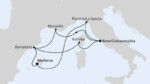 Spanien, Frankreich & Italien ab Civitavecchia