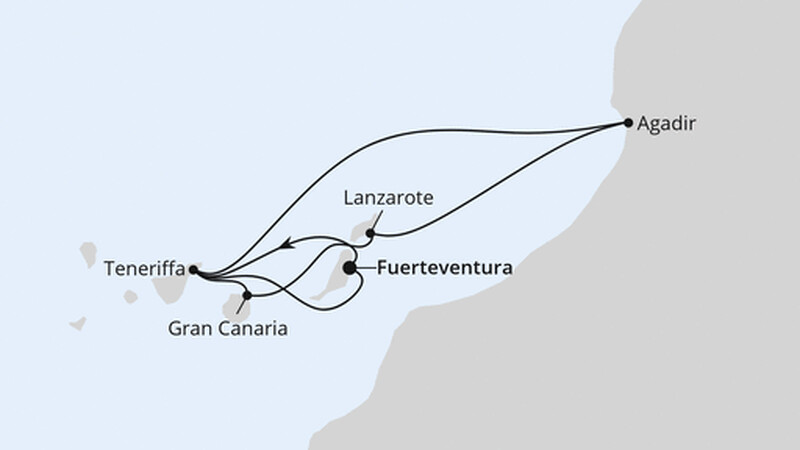 Kanaren & Marokko ab Fuerteventura Kanaren & Marokko ab Fuerteventura