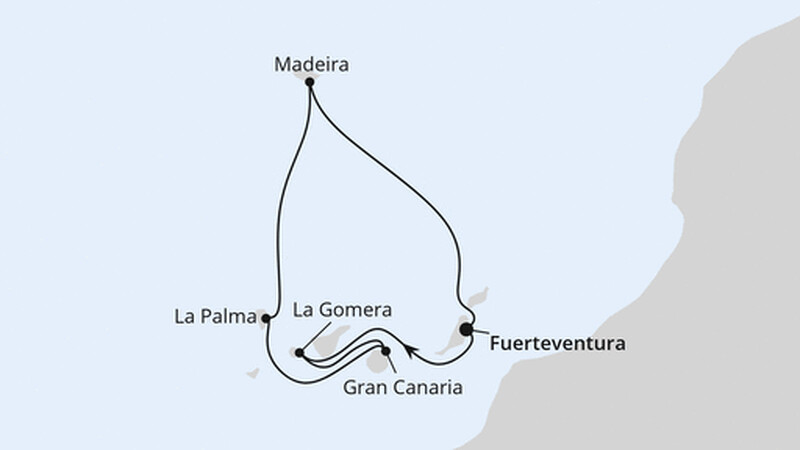 Kanaren & Madeira ab Fuerteventura Kanaren & Madeira ab Fuerteventura