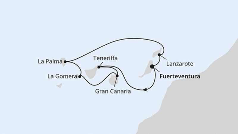 Kanaren mit La Gomera ab Fuerteventura Kanaren mit La Gomera ab Fuerteventura
