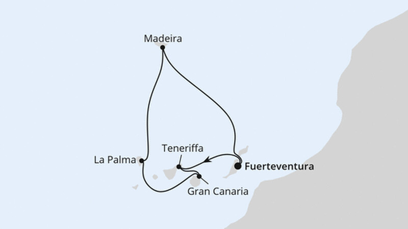 Kanaren & Madeira ab Fuerteventura Kanaren & Madeira ab Fuerteventura