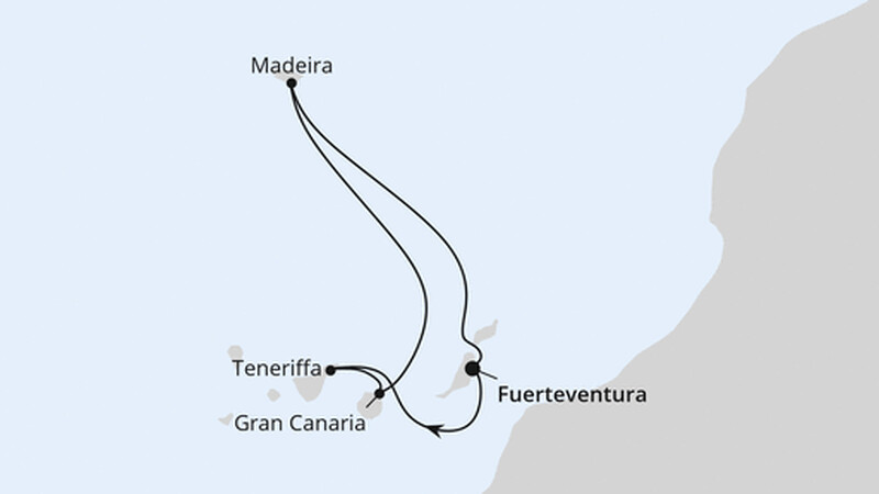 Kanaren & Madeira ab Fuerteventura Kanaren & Madeira ab Fuerteventura