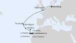 Von Fuerteventura über die Azoren nach Hamburg