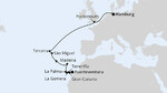 Von Fuerteventura über die Azoren nach Hamburg