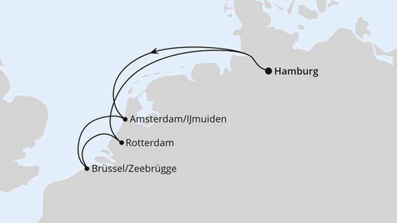 Kurzreise nach Niederlande & Belgien ab Hamburg Kurzreise nach Niederlande & Belgien ab Hamburg