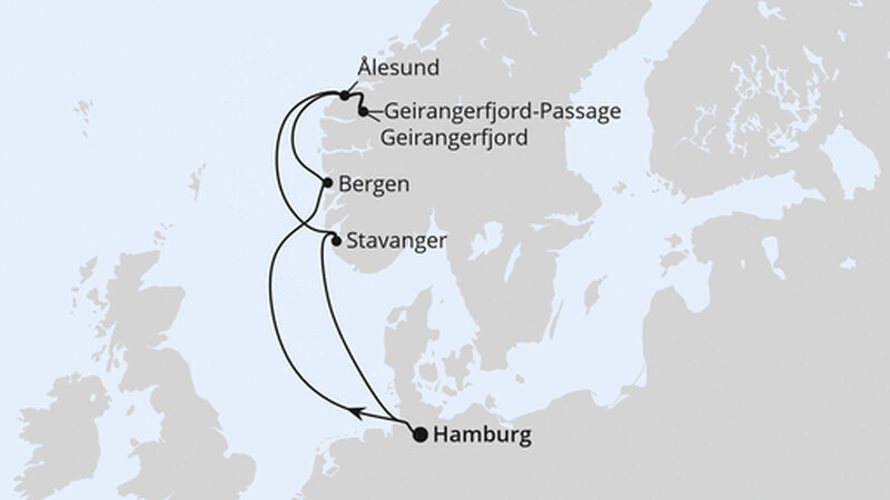 Norwegens Welterbe ab Hamburg 1 Norwegens Welterbe ab Hamburg 1