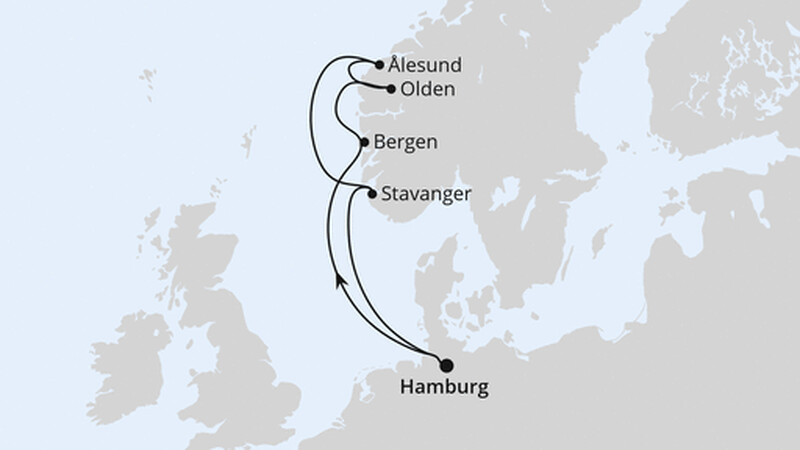 Norwegens Fjorde ab Hamburg Norwegens Fjorde ab Hamburg