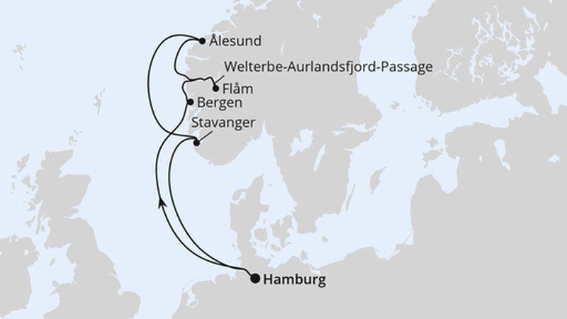 Norwegens Welterbe ab Hamburg 1 Norwegens Welterbe ab Hamburg 1