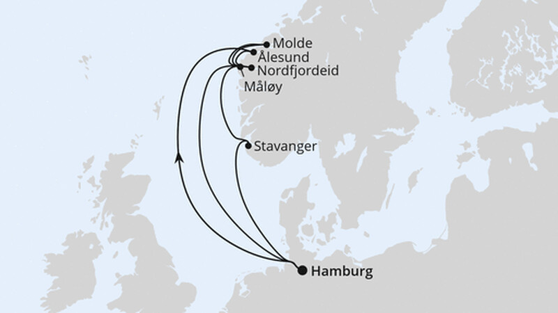 Große Norwegen-Reise ab Hamburg 3 Große Norwegen-Reise ab Hamburg 3