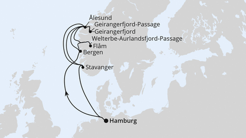Große Norwegen-Welterbe-Reise ab Hamburg Große Norwegen-Welterbe-Reise ab Hamburg