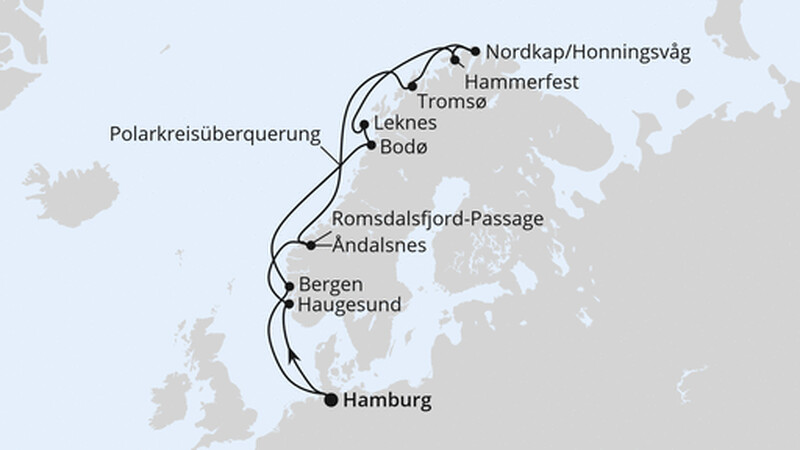 Norwegen mit Lofoten & Nordkap ab Hamburg Norwegen mit Lofoten & Nordkap ab Hamburg