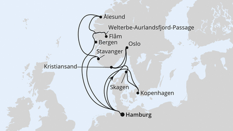 Große Skandinavien-Reise ab Hamburg 2 Große Skandinavien-Reise ab Hamburg 2