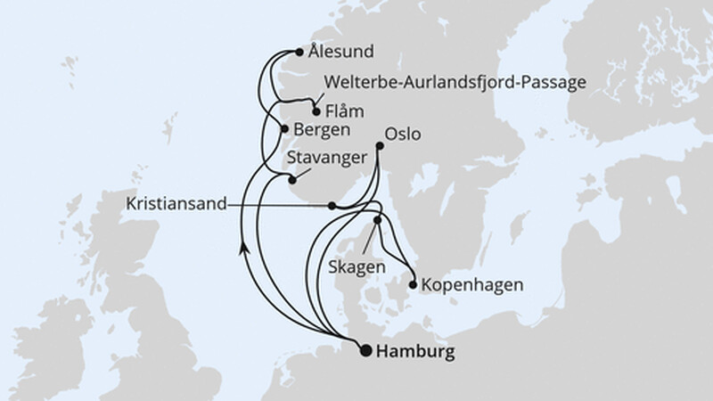 Große Skandinavien-Reise ab Hamburg 1 Große Skandinavien-Reise ab Hamburg 1