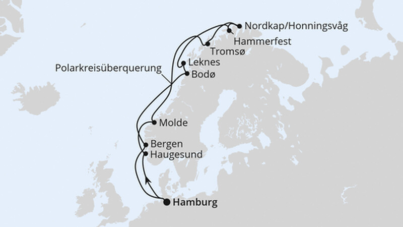 Norwegen mit Lofoten & Nordkap ab Hamburg Norwegen mit Lofoten & Nordkap ab Hamburg