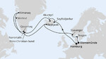 Island & Grönland von Hamburg nach Warnemünde