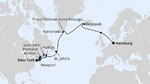 Von Hamburg über Grönland & Kanada nach New York