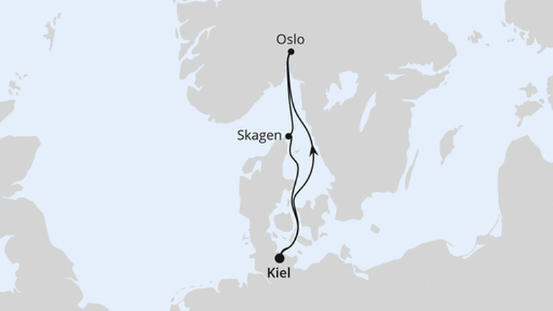 Kurzreise nach Norwegen & Dänemark ab Kiel 1 Kurzreise nach Norwegen & Dänemark ab Kiel 1