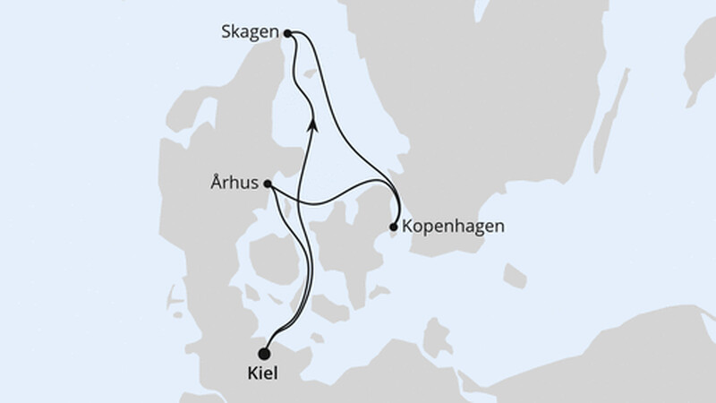 Kurzreise nach Norwegen & Dänemark ab Kiel 1 Kurzreise nach Norwegen & Dänemark ab Kiel 1