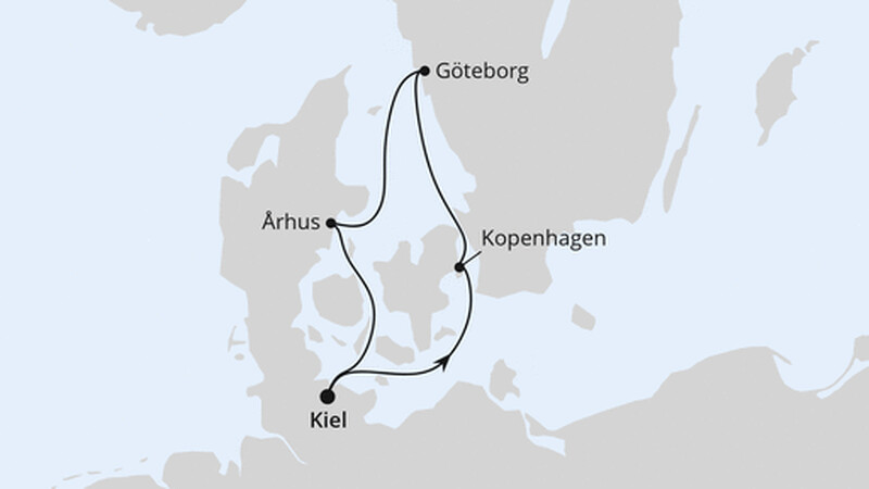 Kurzreise Schweden & Dänemark ab Kiel Kurzreise Schweden & Dänemark ab Kiel