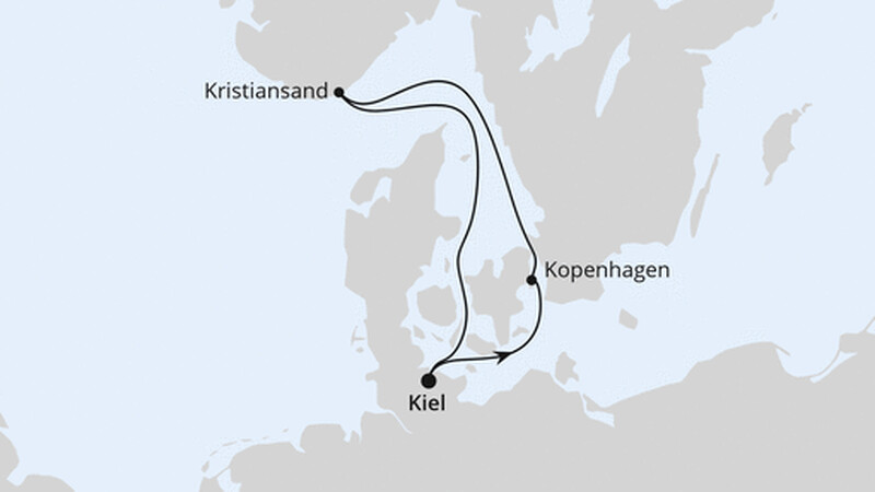 Kurzreise nach Kristiansand & Kopenhagen ab Kiel Kurzreise nach Kristiansand & Kopenhagen ab Kiel