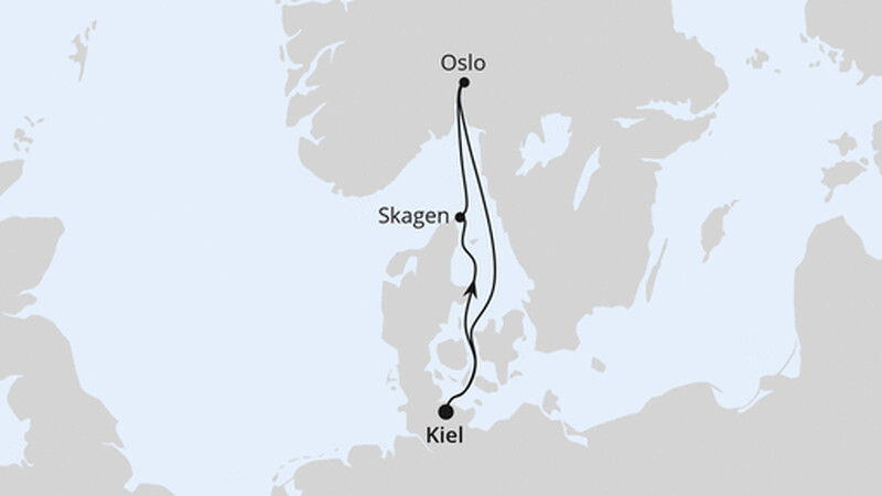 Kurzreise nach Norwegen & Dänemark ab Kiel 1 Kurzreise nach Norwegen & Dänemark ab Kiel 1