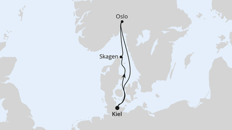 Kurzreise nach Oslo & Skagen ab Kiel Kurzreise nach Oslo & Skagen ab Kiel