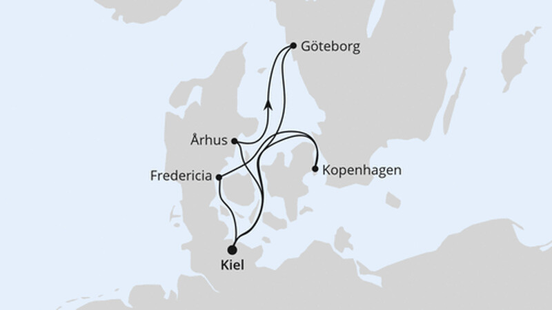 Dänemark ab Kiel Dänemark ab Kiel