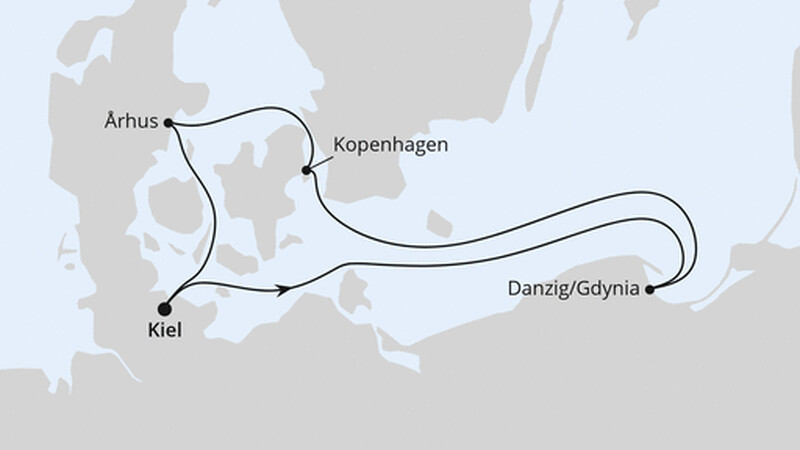 Polen & Dänemark ab Kiel Polen & Dänemark ab Kiel