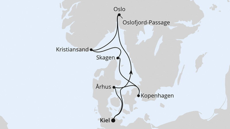 Skandinavische Highlights ab Kiel Skandinavische Highlights ab Kiel