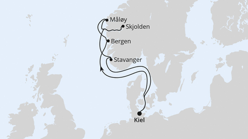 Norwegens Welterbe ab Kiel 1 Norwegens Welterbe ab Kiel 1