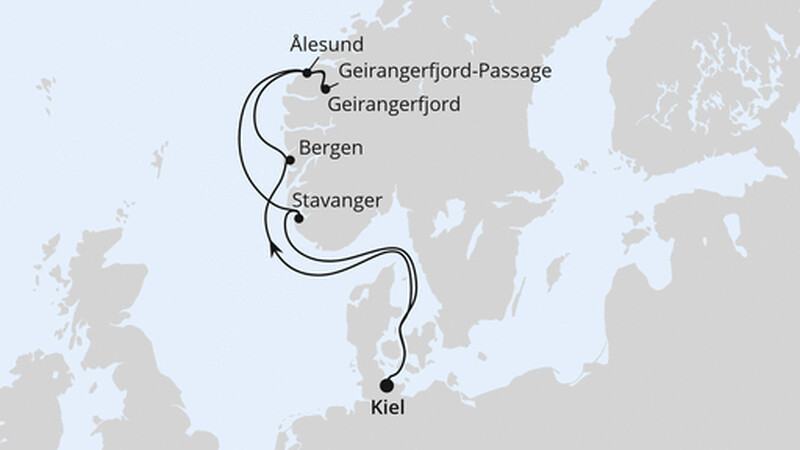Norwegens Welterbe ab Kiel 1 Norwegens Welterbe ab Kiel 1