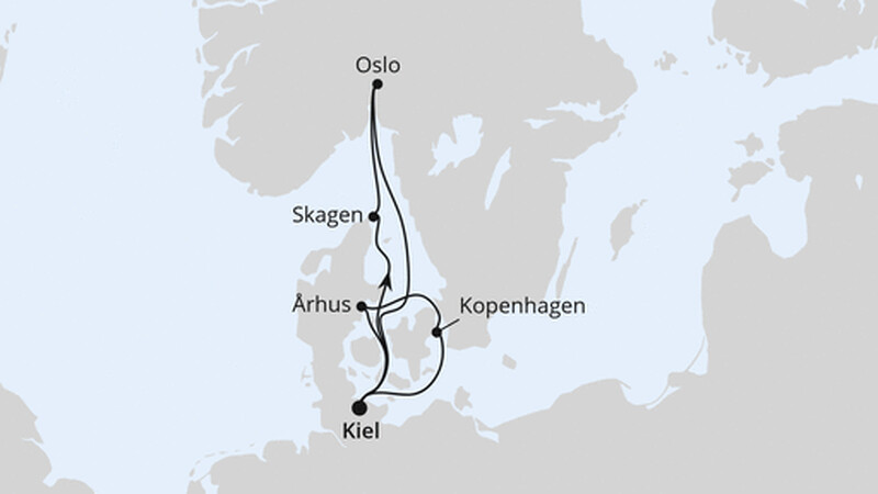 Skandinavische Highlights ab Kiel Skandinavische Highlights ab Kiel