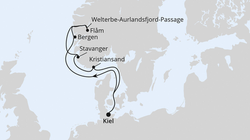 Norwegens Welterbe ab Kiel Norwegens Welterbe ab Kiel