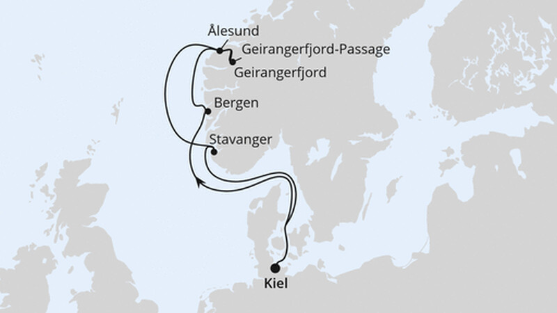 Norwegens Welterbe ab Kiel Norwegens Welterbe ab Kiel