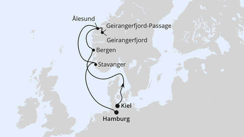 Norwegen ab Kiel Norwegen ab Kiel
